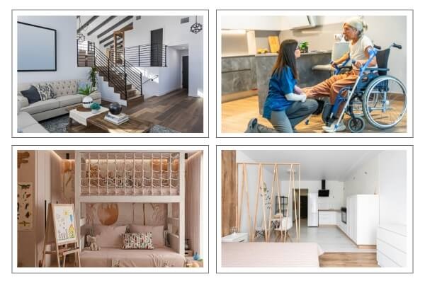 Home security camera use cases in apartments and family homes