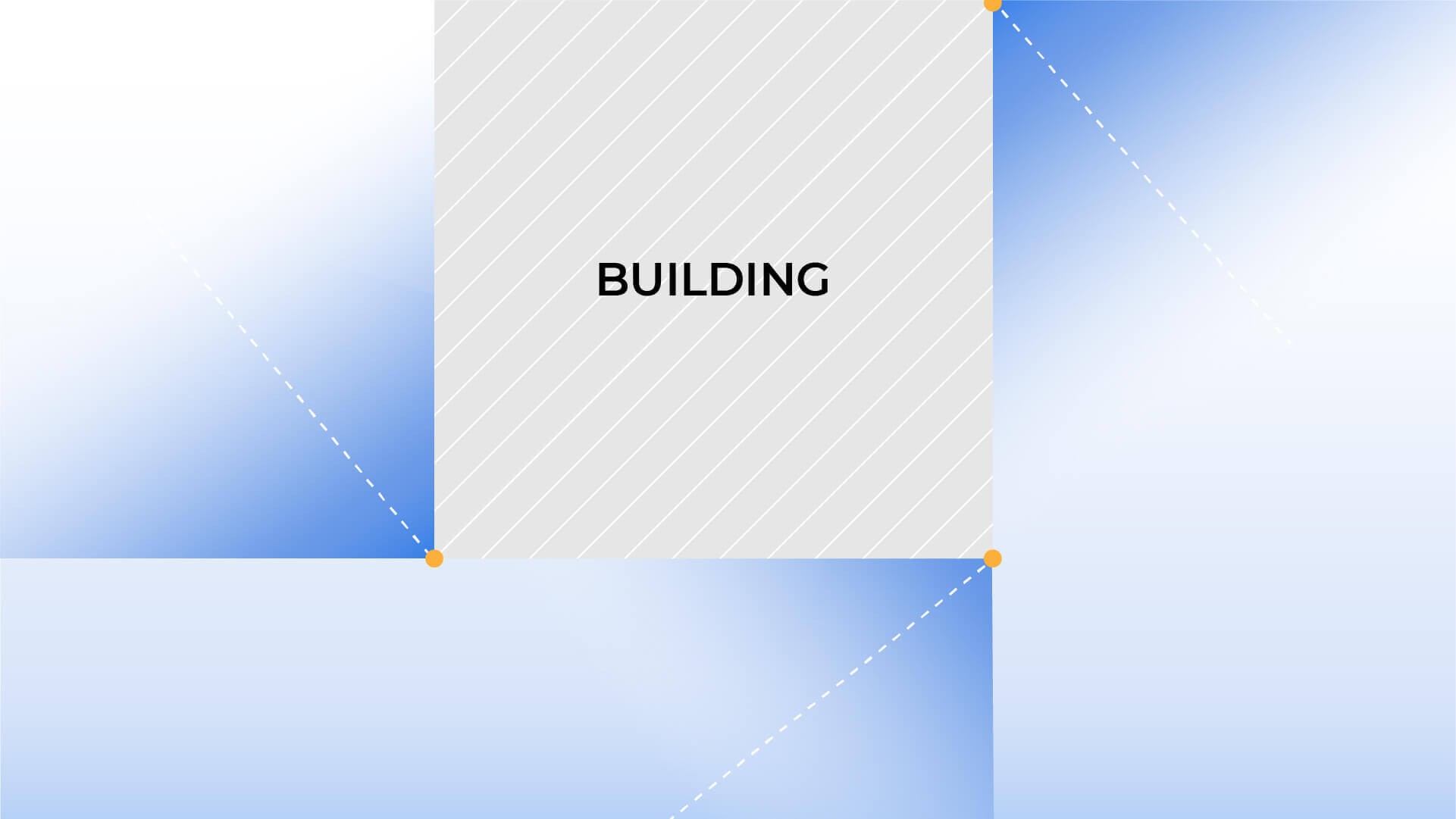 Smart camera placement in room corners to eliminate blind spots and increase coverage.