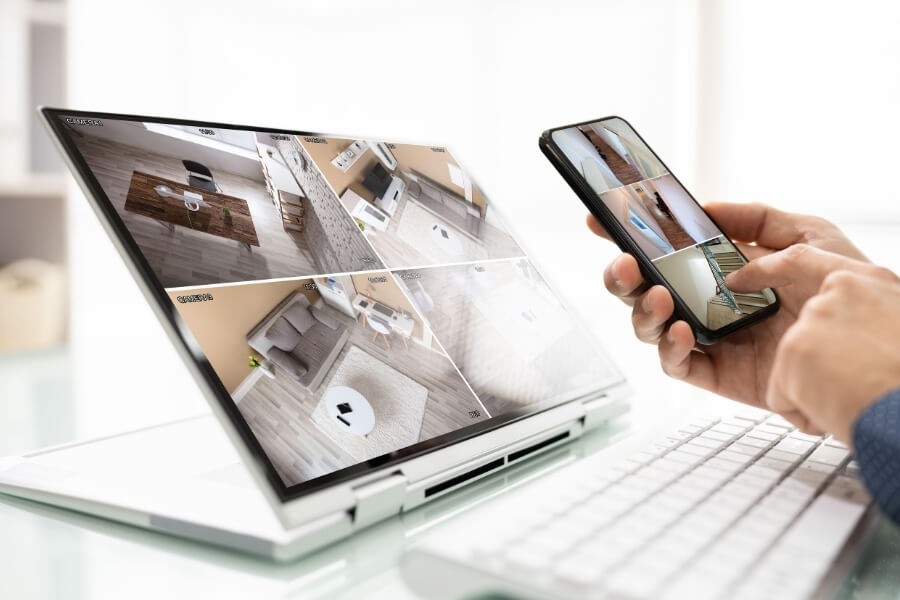 Indoor security camera using RTSP for real-time home monitoring