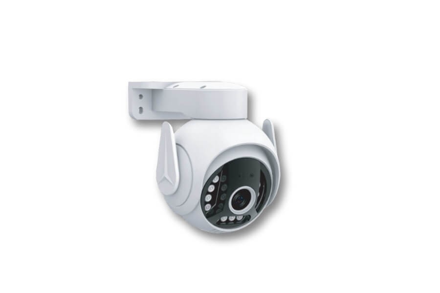 dome security camera installed on ceiling for indoor use