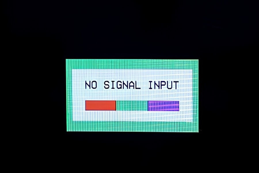 common signs of security camera video loss black screen no signal